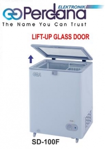 LIFT UP GLASS FREEZER GEA SD100F