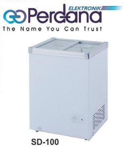 SLIDING FLAT GLASS FREEZER GEA SD100