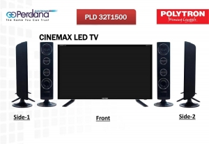 LED POLYTRON PLD32T1500  + SPK T0932 + REMOTE