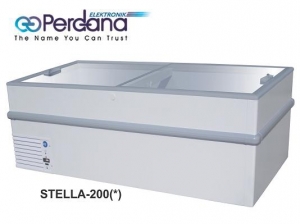 SLIDING FLAT GLASS FREEZER GEA STELLA200