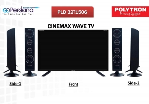LED POLYTRON PLD32T1506 + SPK T0932 + REMOTE